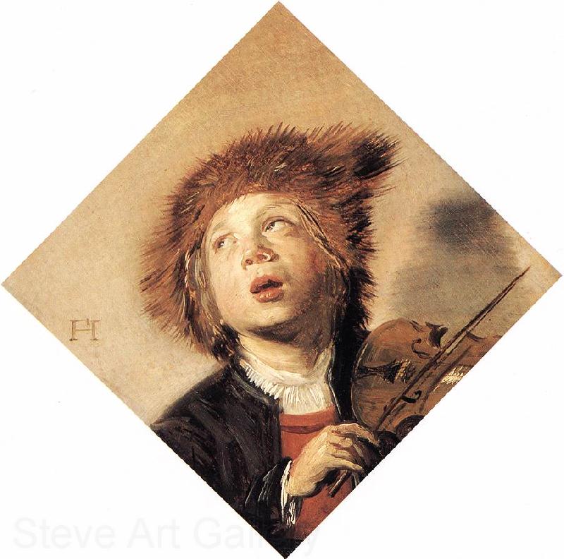 HALS, Frans Boy Playing a Violin France oil painting art